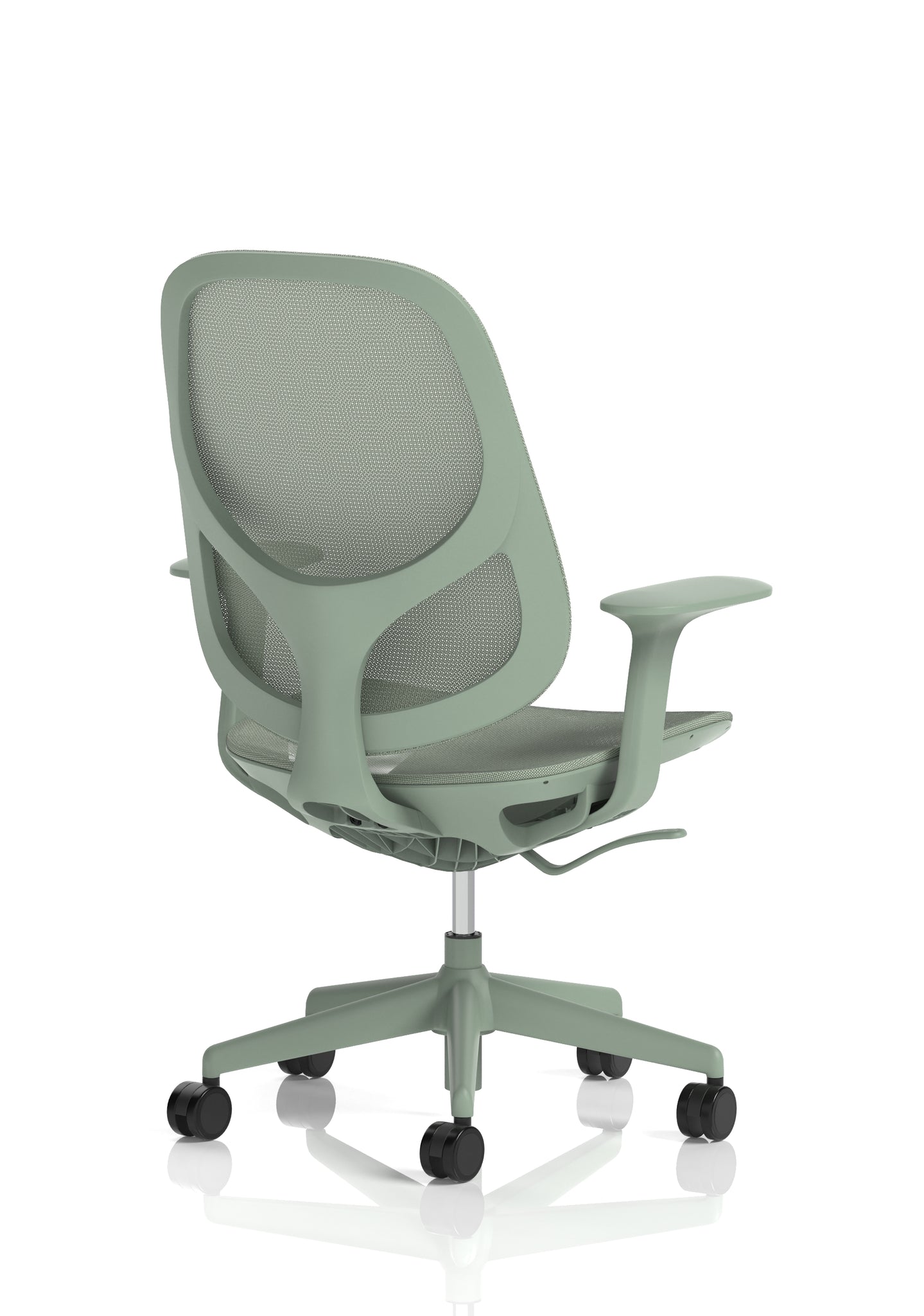 Tutti Mesh Medium Back Office Chair with Arms, Multiple Colours, Self-Assembly, Mesh & Polypropylene, 3 Year Mechanical Warranty – Modern Task Operator Computer Chair