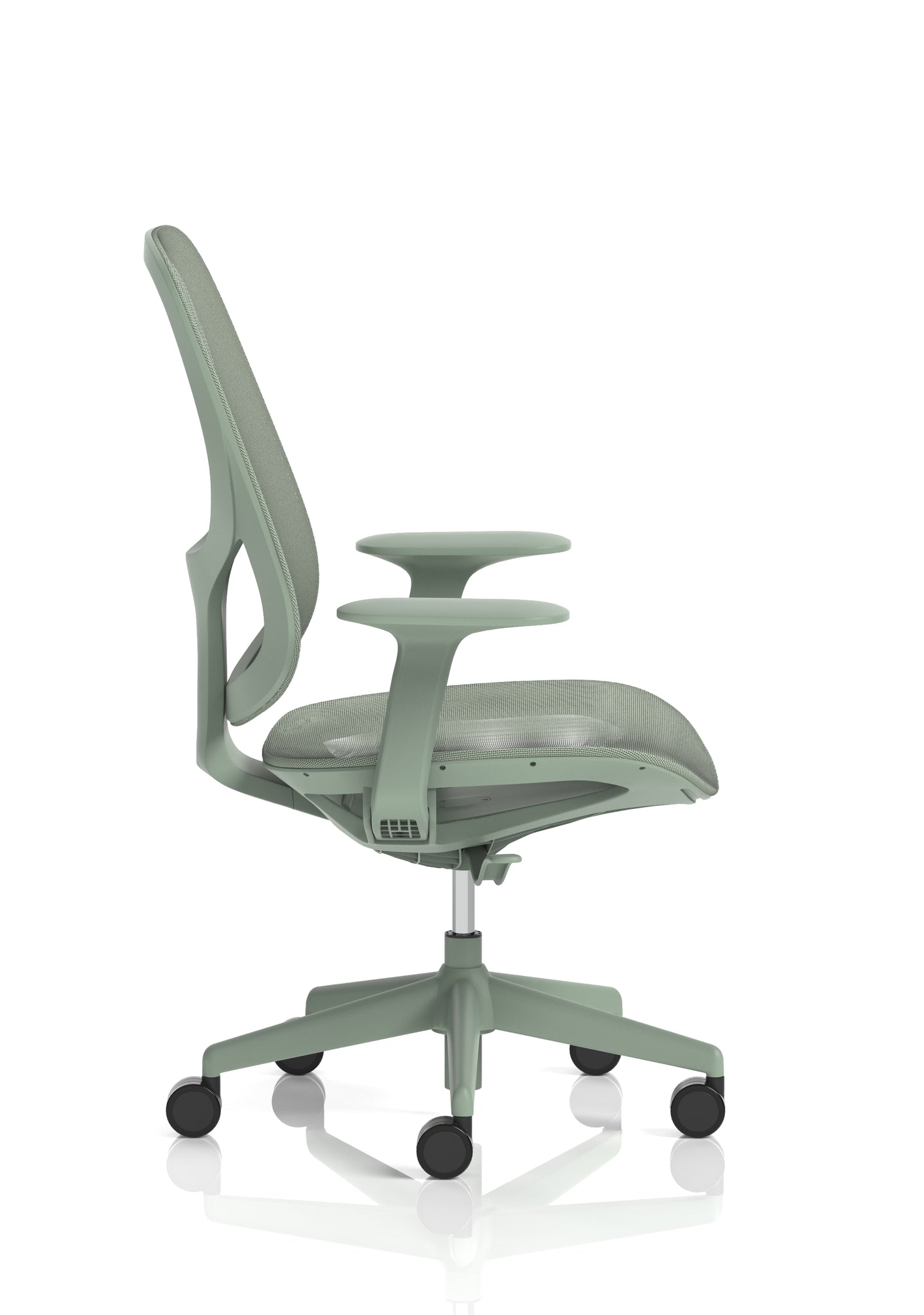 Tutti Mesh Medium Back Office Chair with Arms, Multiple Colours, Self-Assembly, Mesh & Polypropylene, 3 Year Mechanical Warranty – Modern Task Operator Computer Chair