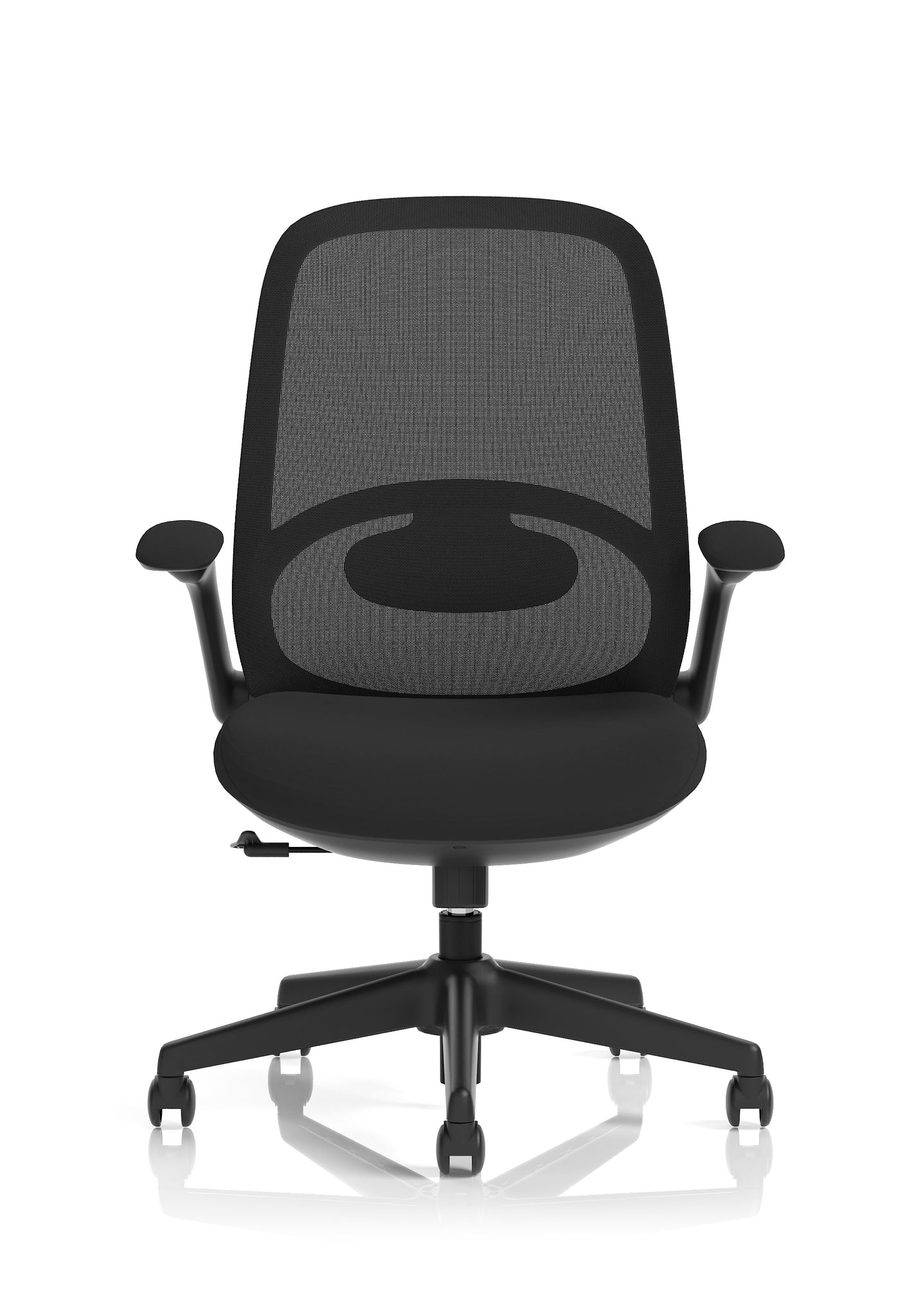 Crew 2 Ergonomic Mesh Back Task Chair, Black – Breathable Fabric, Self-Assembly, 5 Year Warranty