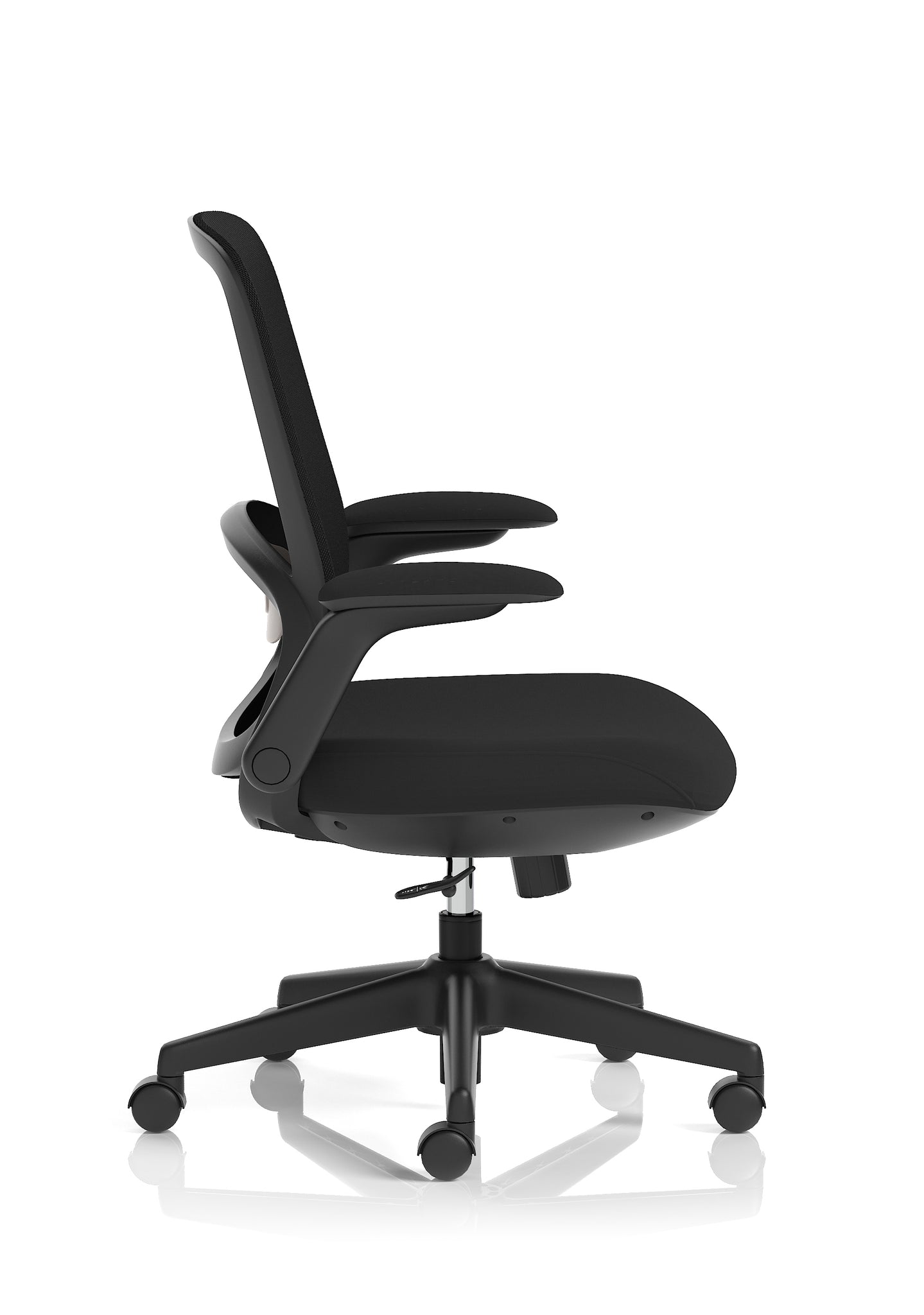 Crew 2 Ergonomic Mesh Back Task Chair, Black – Breathable Fabric, Self-Assembly, 5 Year Warranty