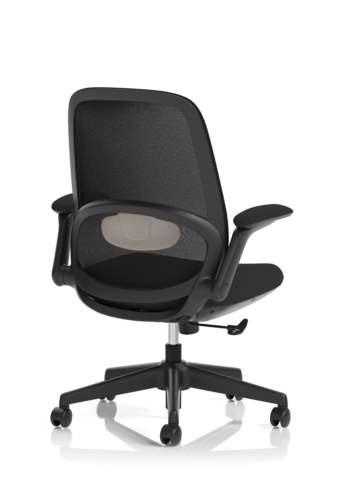 Crew 2 Ergonomic Mesh Back Task Chair, Black – Breathable Fabric, Self-Assembly, 5 Year Warranty