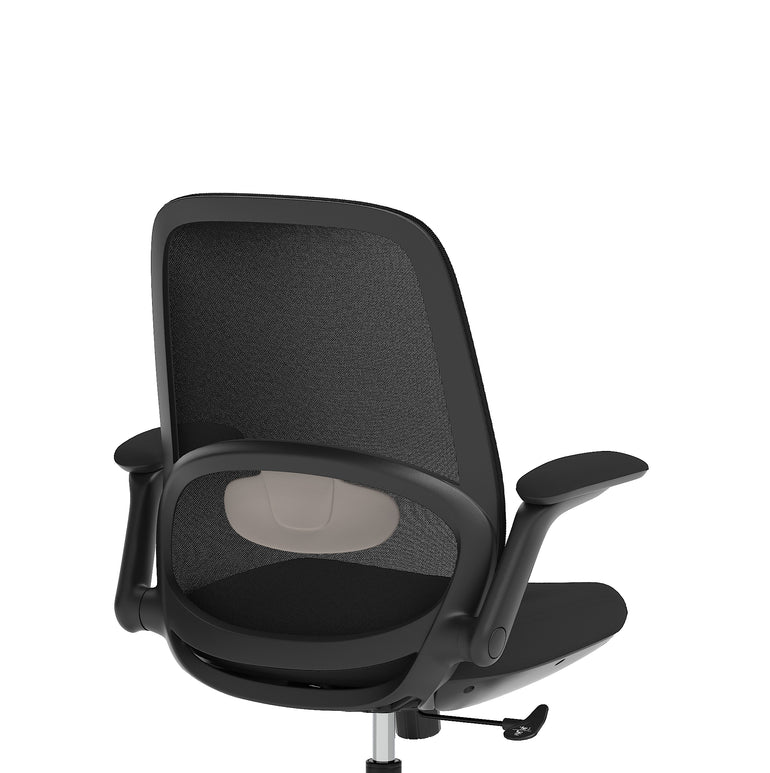 Crew 2 Ergonomic Mesh Back Task Chair, Black – Breathable Fabric, Self-Assembly, 5 Year Warranty
