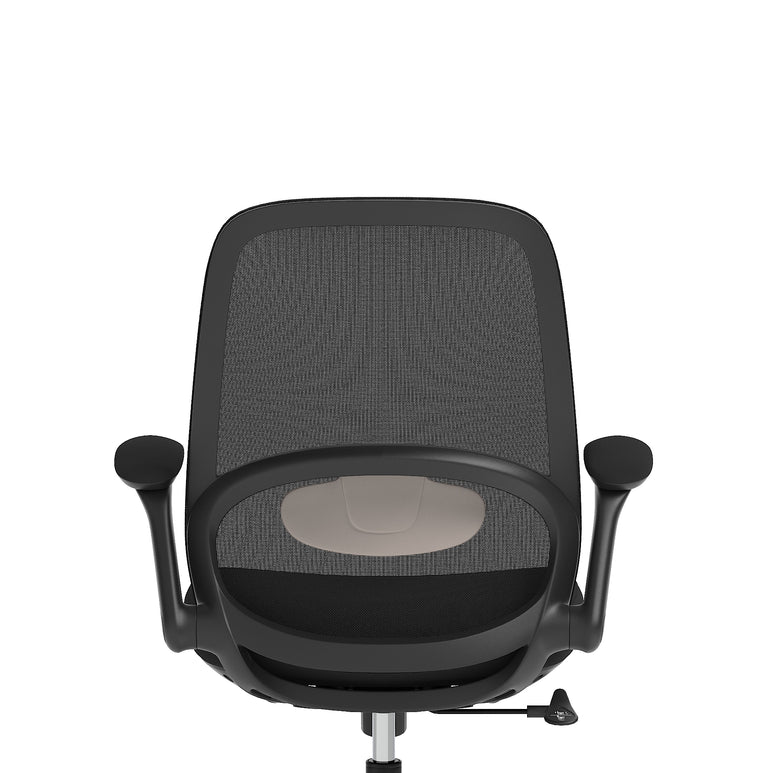 Crew 2 Ergonomic Mesh Back Task Chair, Black – Breathable Fabric, Self-Assembly, 5 Year Warranty