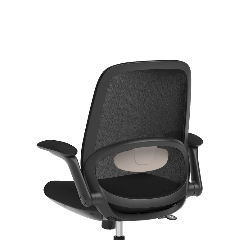 Crew 2 Ergonomic Mesh Back Task Chair, Black – Breathable Fabric, Self-Assembly, 5 Year Warranty