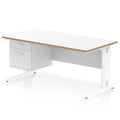  White & Natural Wood
