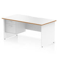  White & Natural Wood