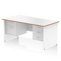  White & Natural Wood