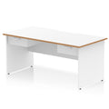  White & Natural Wood