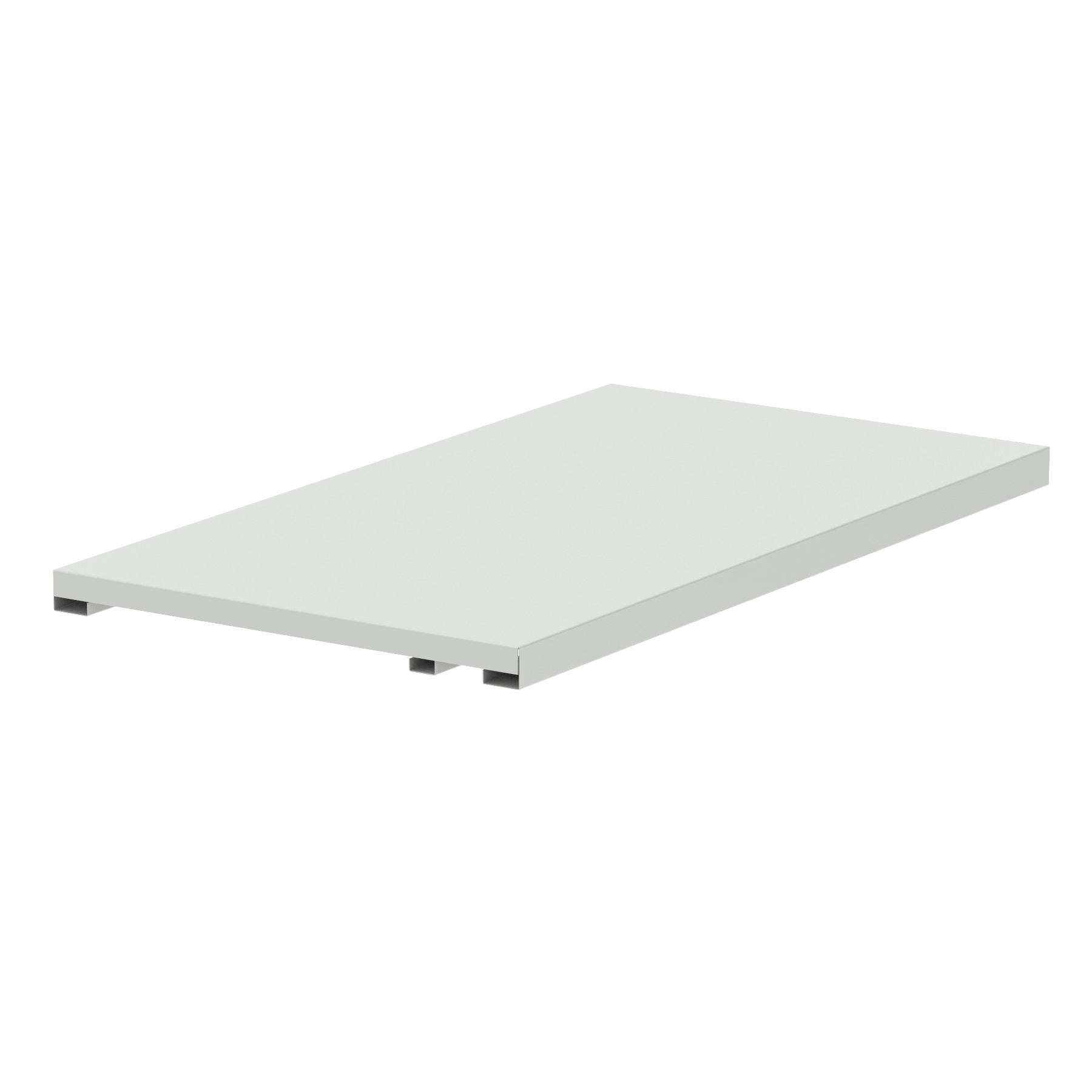 Qube Multi Purpose Steel Shelf – Office Storage Unit, Pre-Assembled, Available in Light Grey, Black or White, Durable Metal, 5 Year Warranty