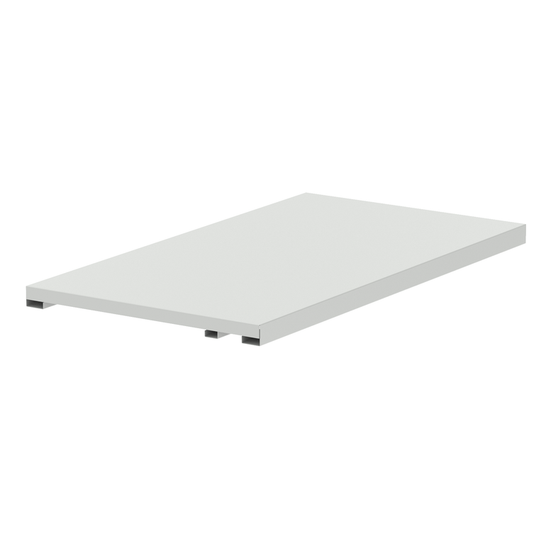 Qube Multi Purpose Steel Shelf – Office Storage Unit, Pre-Assembled, Available in Light Grey, Black or White, Durable Metal, 5 Year Warranty
