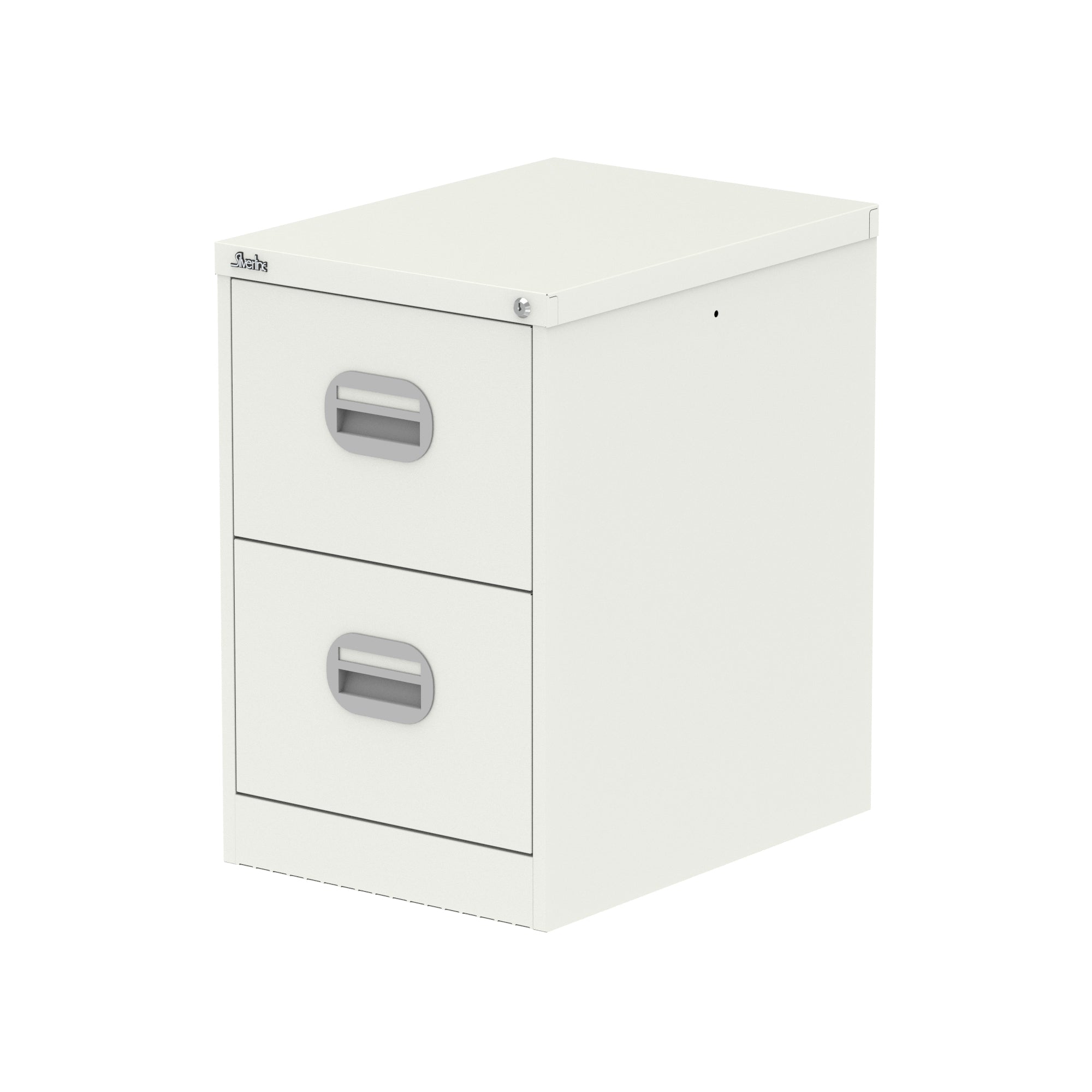 Qube Filing Cabinet – 2, 3 or 4 Drawer Steel Storage, Black, Light Grey or White, Pre-Assembled, 5 Year Warranty