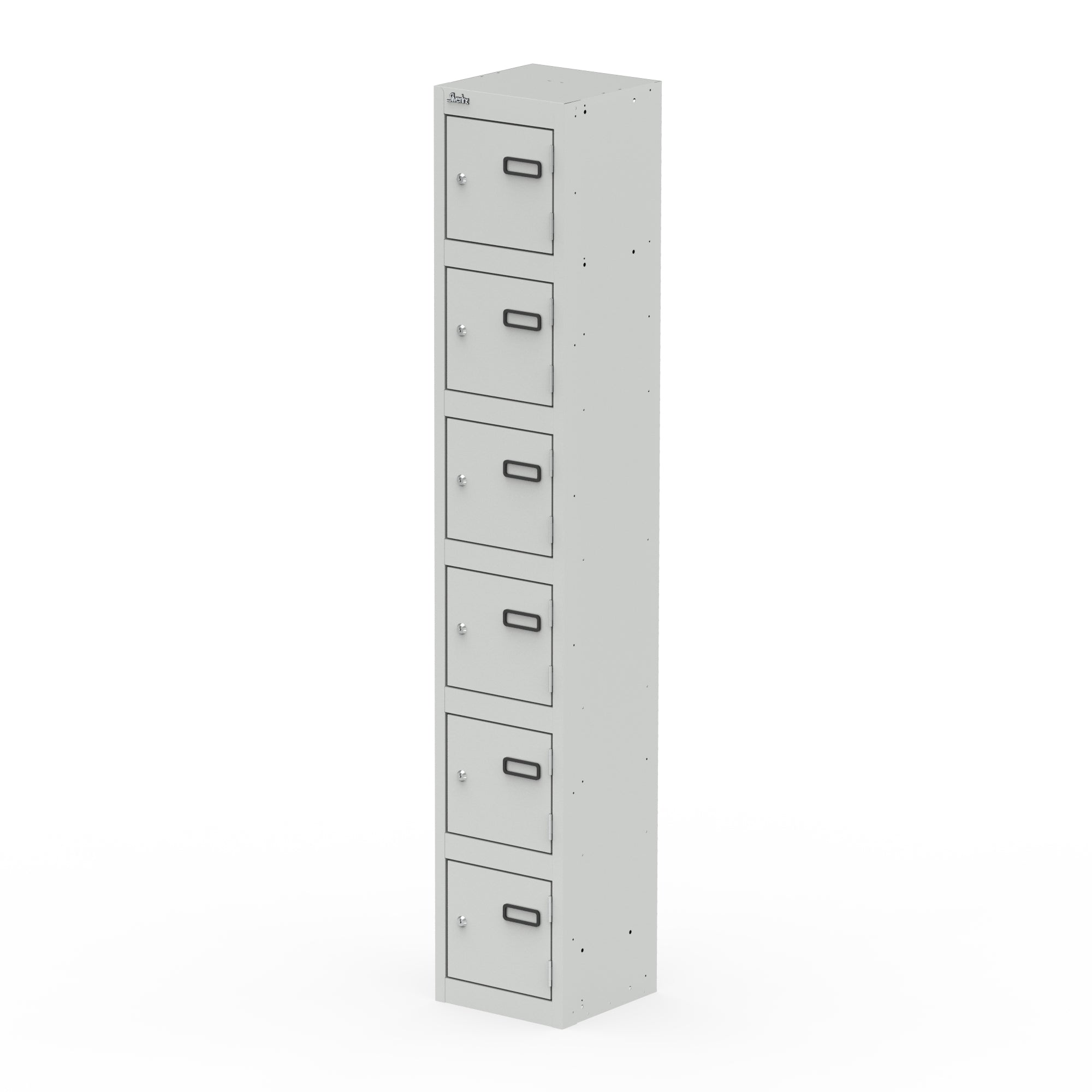 Qube Steel Locker 1800mm High, Multiple Door Options, Light Grey – Durable Office Storage, 5 Year Warranty