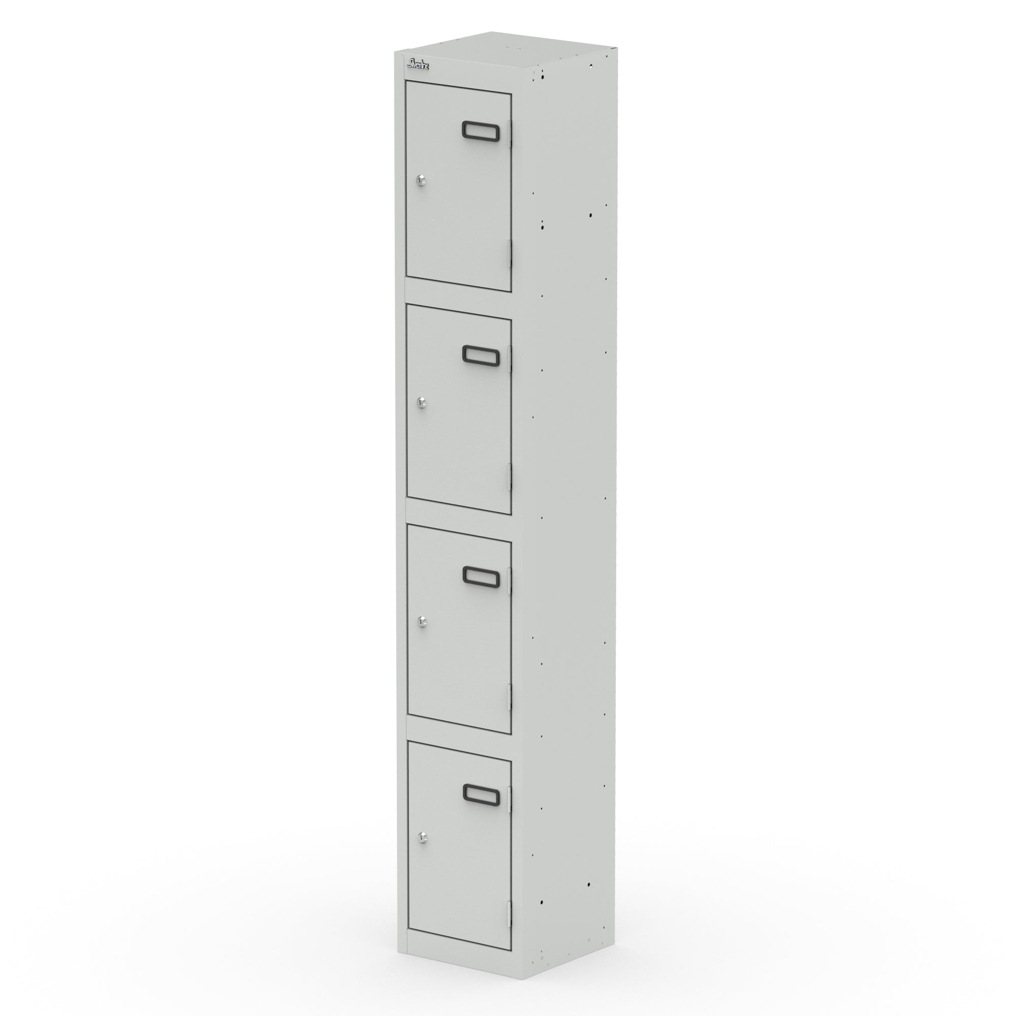 Qube Steel Locker 1800mm High, Multiple Door Options, Light Grey – Durable Office Storage, 5 Year Warranty