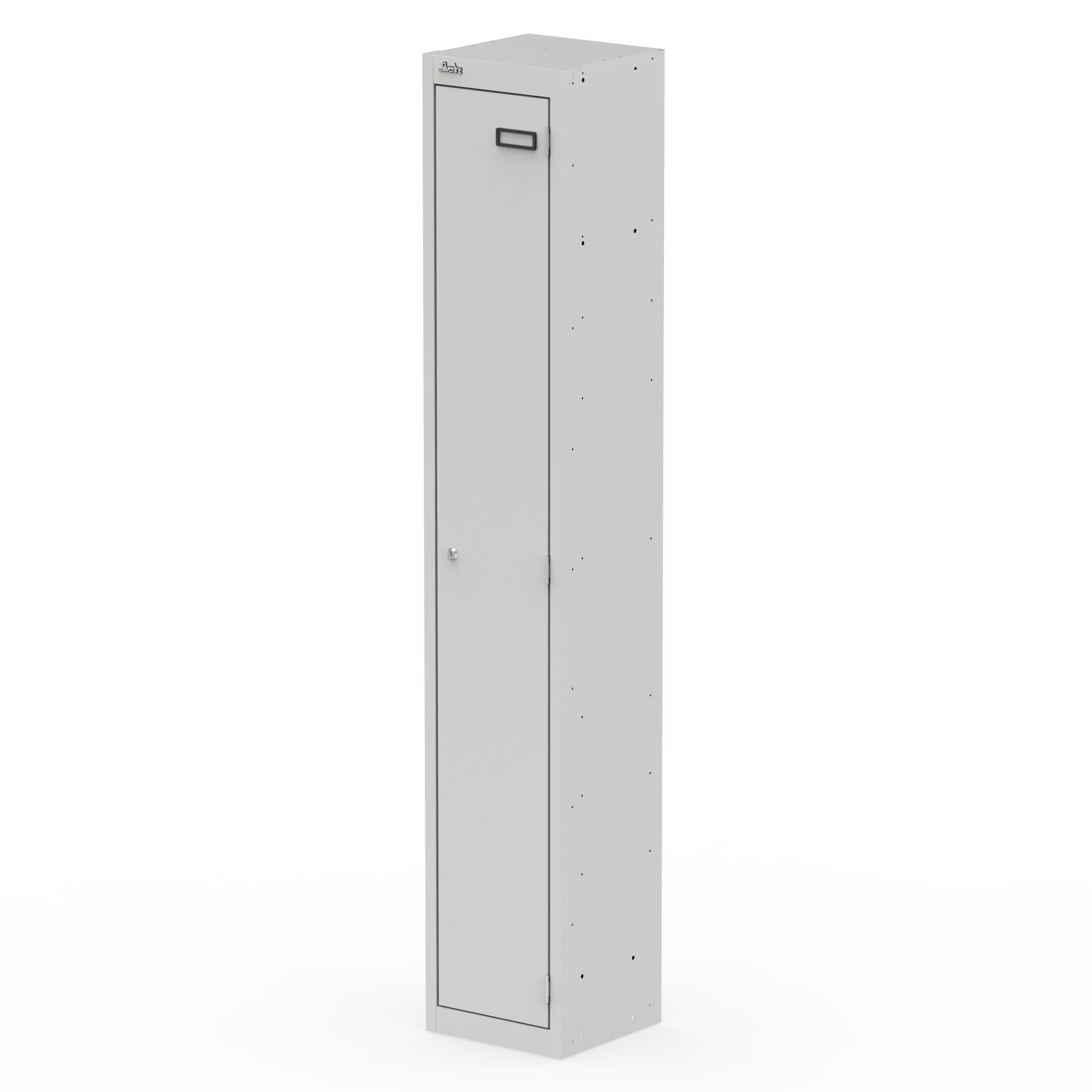 Qube Steel Locker 1800mm High, Multiple Door Options, Light Grey – Durable Office Storage, 5 Year Warranty