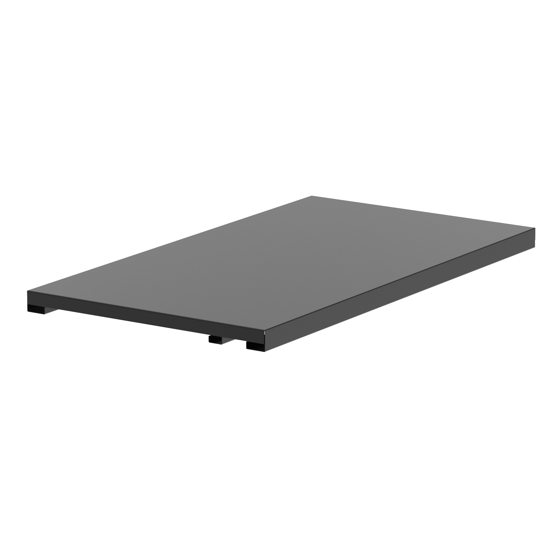 Qube Multi Purpose Steel Shelf – Office Storage Unit, Pre-Assembled, Available in Light Grey, Black or White, Durable Metal, 5 Year Warranty