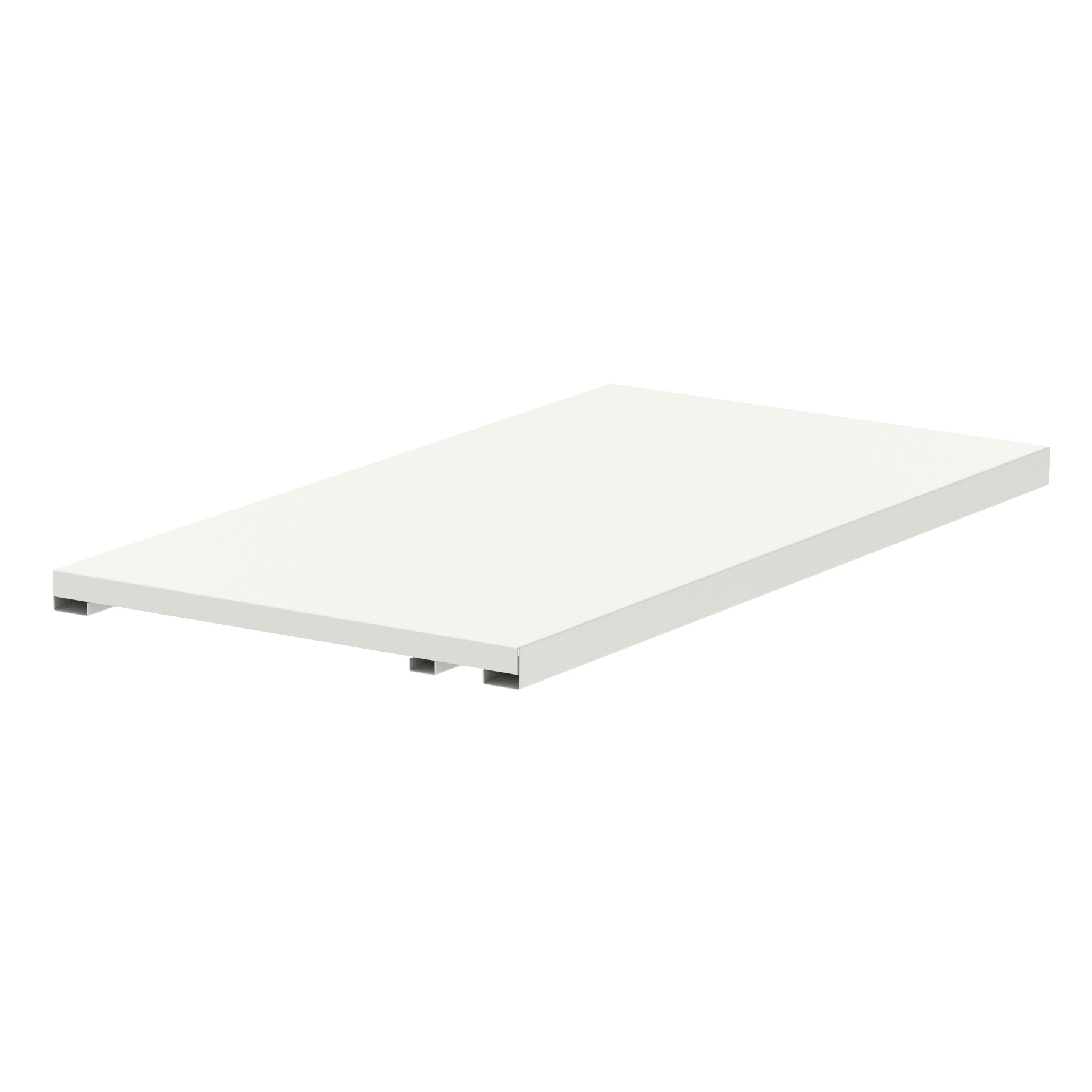 Qube Multi Purpose Steel Shelf – Office Storage Unit, Pre-Assembled, Available in Light Grey, Black or White, Durable Metal, 5 Year Warranty