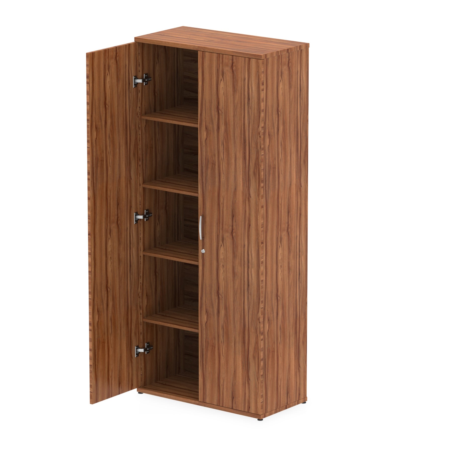 Impulse MFC Cupboard - Self-Assembly, 4 Sizes, 5-Year Guarantee, Adjustable Shelves, Lockable Doors - 800mm W x 400mm D (43-92kg)