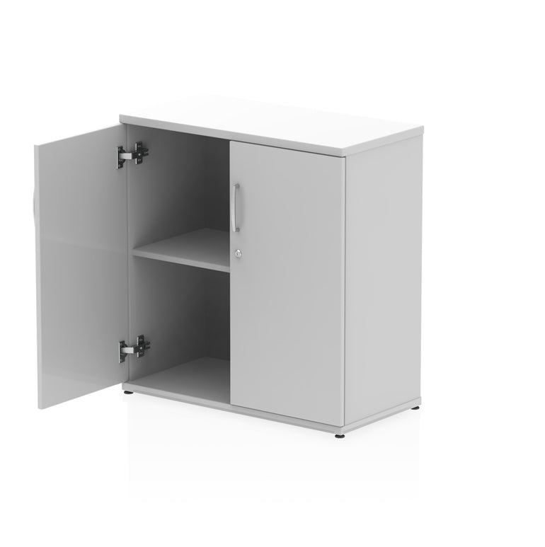 Impulse MFC Cupboard - Self-Assembly, 4 Sizes, 5-Year Guarantee, Adjustable Shelves, Lockable Doors - 800mm W x 400mm D (43-92kg)