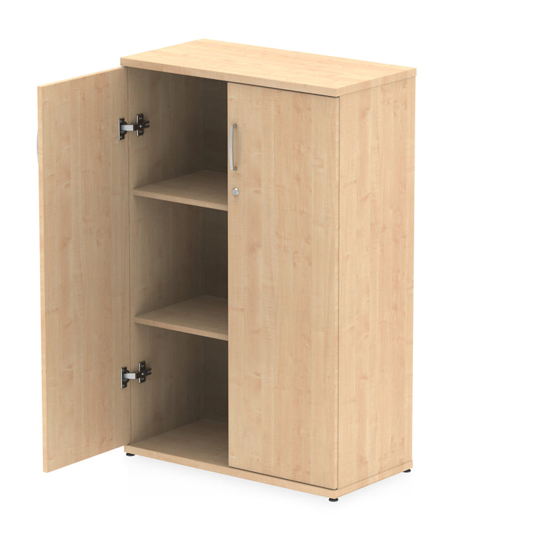 Impulse MFC Cupboard - Self-Assembly, 4 Sizes, 5-Year Guarantee, Adjustable Shelves, Lockable Doors - 800mm W x 400mm D (43-92kg)