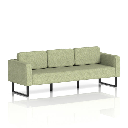 Brixworth 3 Seater Sofa for Office – Multiple Fabric & Leg Colours, Self-Assembly, Premium Materials, 10 Year Frame Warranty