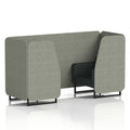 Rivet - Vitreous Panels And Charcoal Sofa