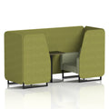  Rivet - Olive Panels And Burnish Sofa