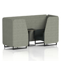  Rivet - Vitreous Panels And Charcoal Sofa