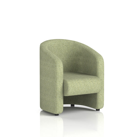 Lamport Armchair & 2 Seater Sofa – Multiple Premium Fabric Colours, Plywood Frame, No Assembly Required, 10 Year Frame Warranty – Office Reception or Lounge Seating