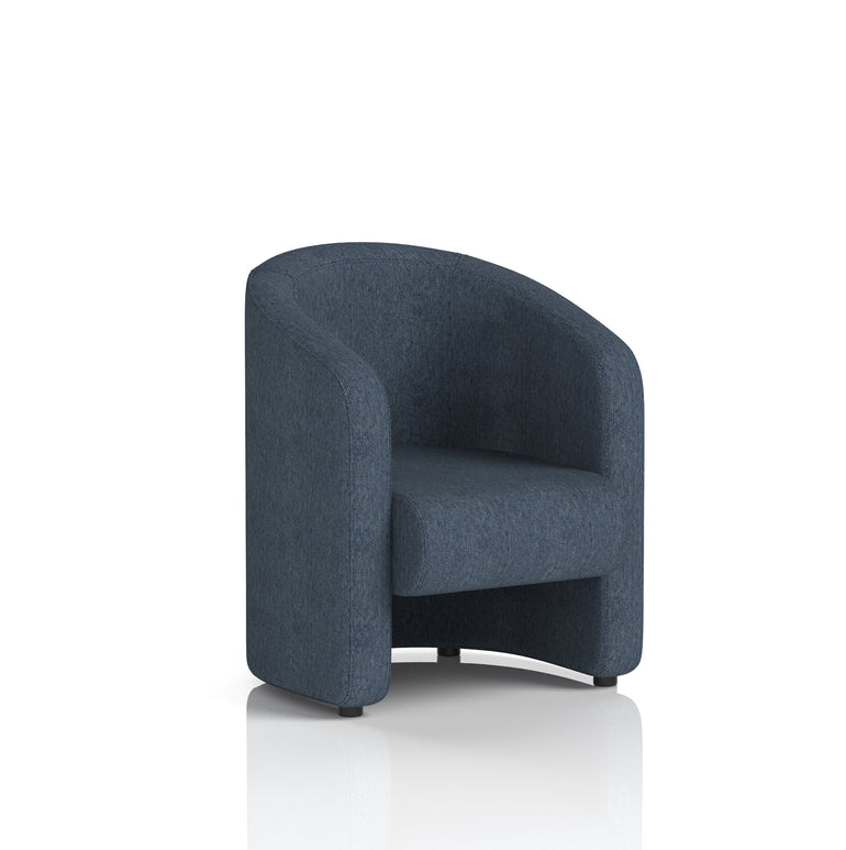 Lamport Armchair & 2 Seater Sofa – Multiple Premium Fabric Colours, Plywood Frame, No Assembly Required, 10 Year Frame Warranty – Office Reception or Lounge Seating