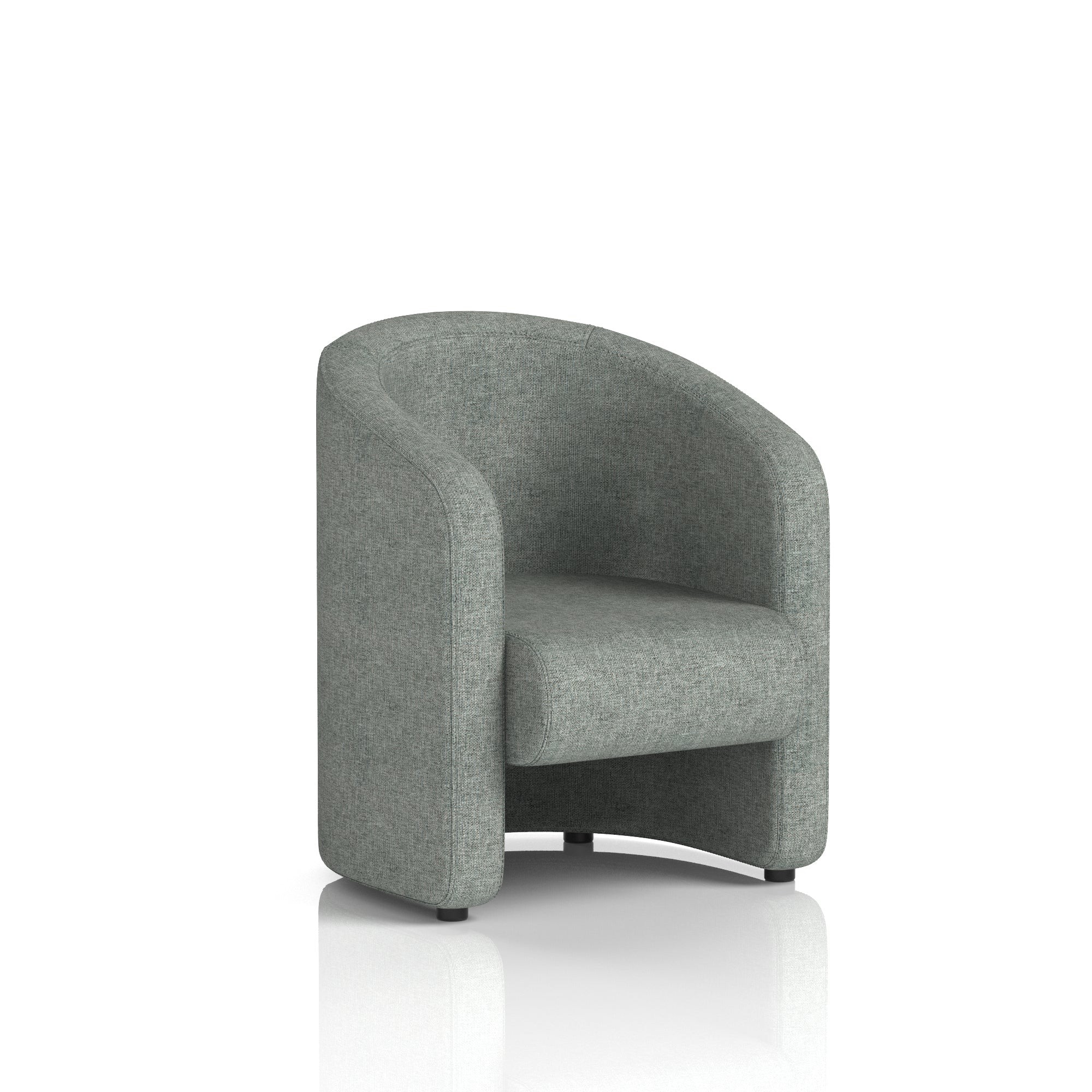 Lamport Armchair & 2 Seater Sofa – Multiple Premium Fabric Colours, Plywood Frame, No Assembly Required, 10 Year Frame Warranty – Office Reception or Lounge Seating