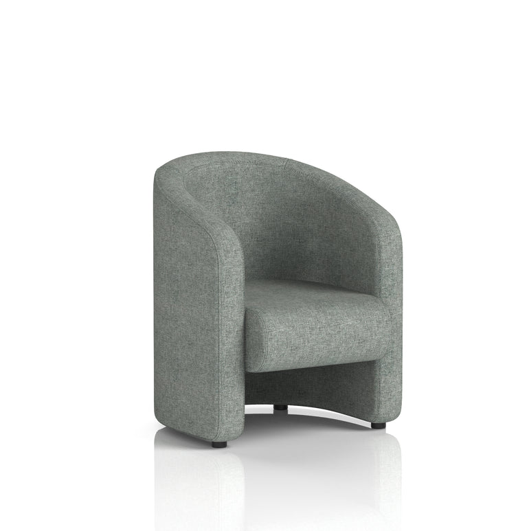 Lamport Armchair & 2 Seater Sofa – Multiple Premium Fabric Colours, Plywood Frame, No Assembly Required, 10 Year Frame Warranty – Office Reception or Lounge Seating