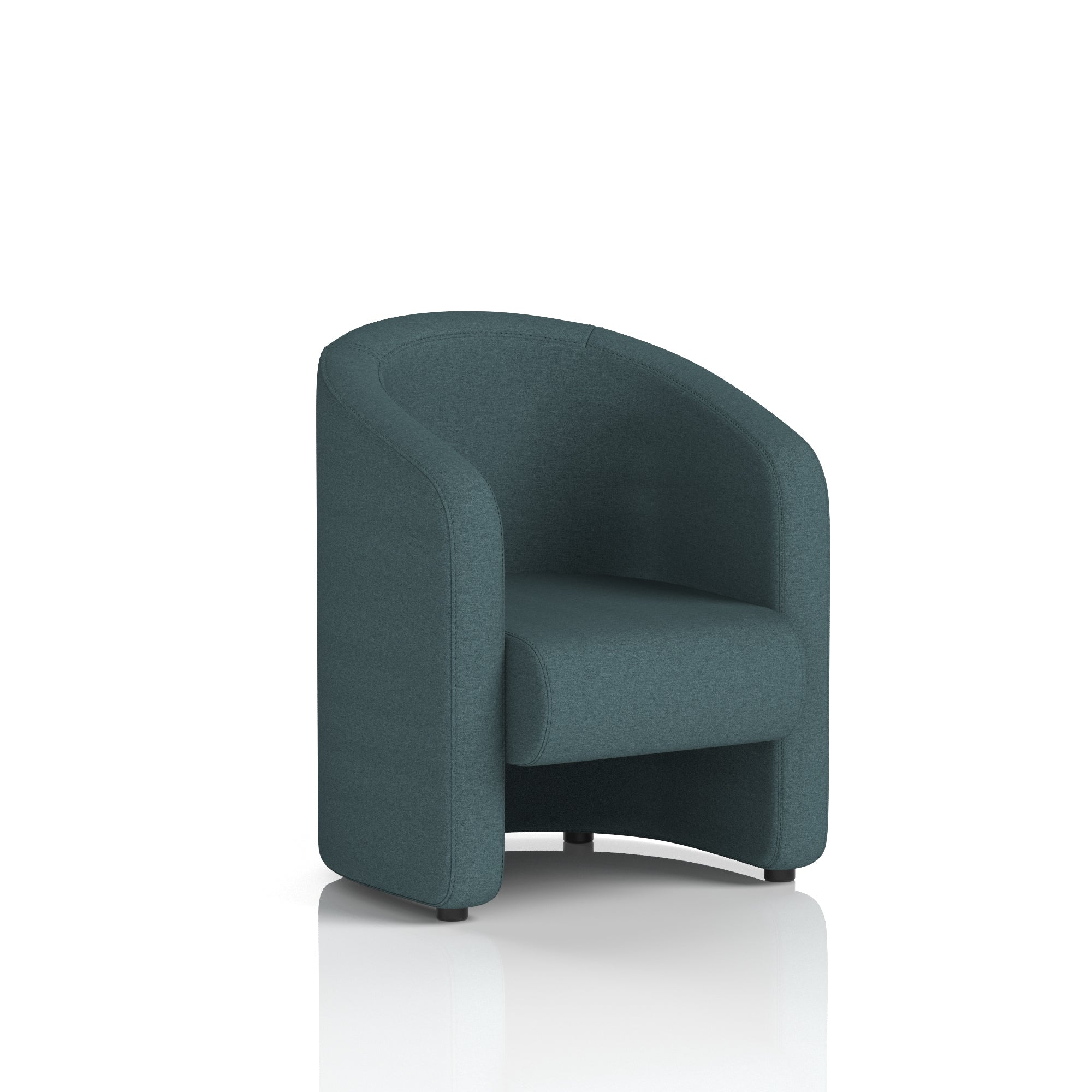 Lamport Armchair & 2 Seater Sofa – Multiple Premium Fabric Colours, Plywood Frame, No Assembly Required, 10 Year Frame Warranty – Office Reception or Lounge Seating