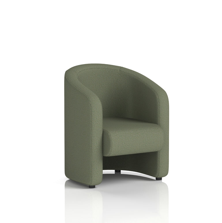 Lamport Armchair & 2 Seater Sofa – Multiple Premium Fabric Colours, Plywood Frame, No Assembly Required, 10 Year Frame Warranty – Office Reception or Lounge Seating