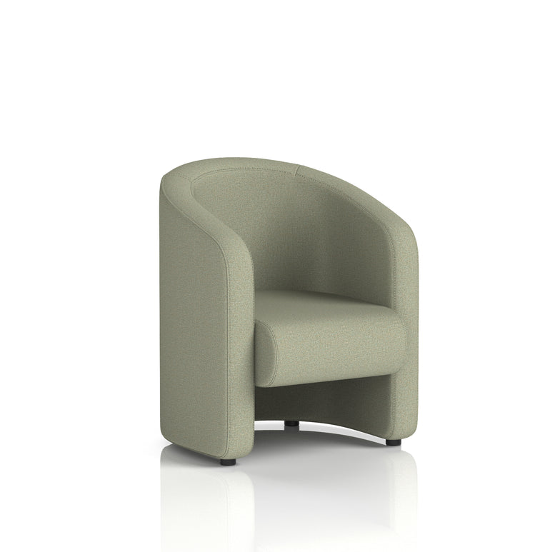 Lamport Armchair & 2 Seater Sofa – Multiple Premium Fabric Colours, Plywood Frame, No Assembly Required, 10 Year Frame Warranty – Office Reception or Lounge Seating