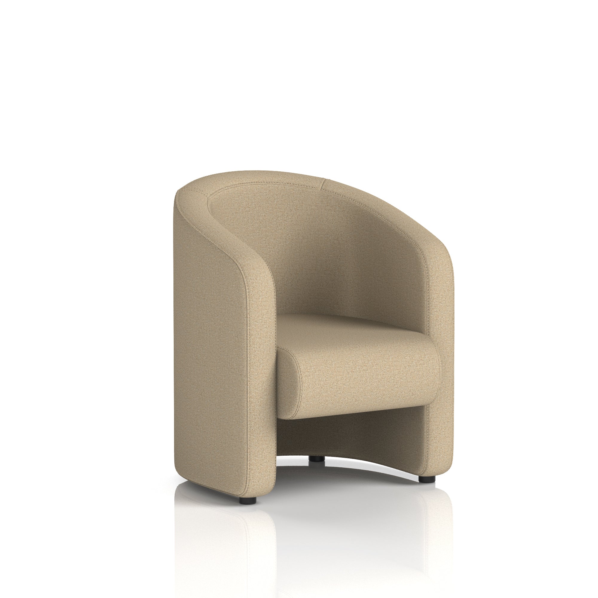 Lamport Armchair & 2 Seater Sofa – Multiple Premium Fabric Colours, Plywood Frame, No Assembly Required, 10 Year Frame Warranty – Office Reception or Lounge Seating