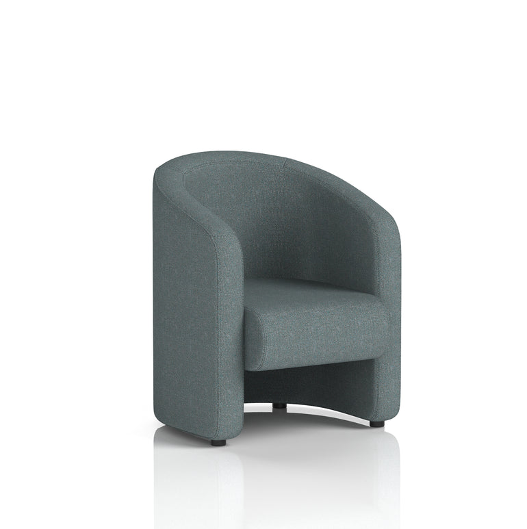Lamport Armchair & 2 Seater Sofa – Multiple Premium Fabric Colours, Plywood Frame, No Assembly Required, 10 Year Frame Warranty – Office Reception or Lounge Seating