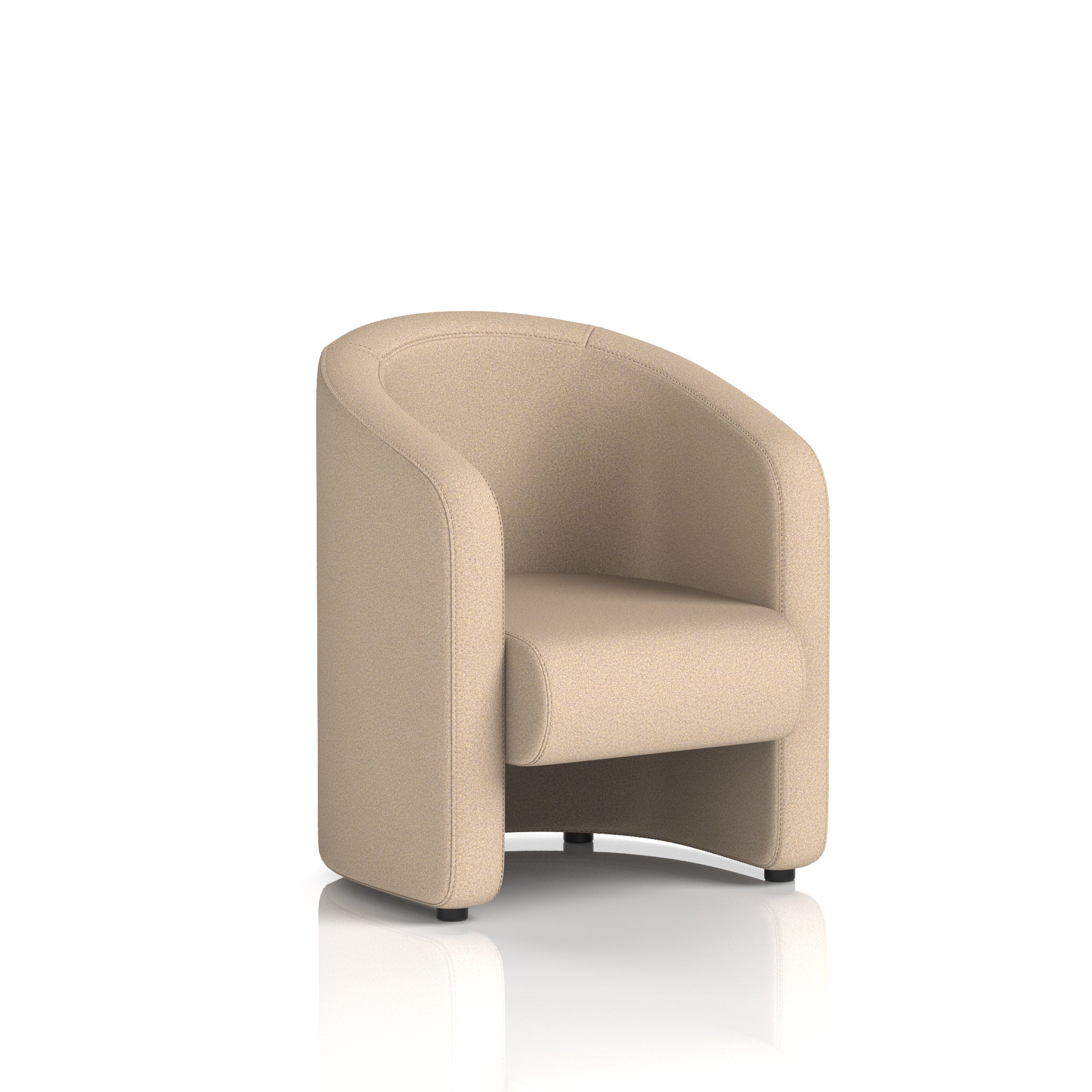 Lamport Armchair & 2 Seater Sofa – Multiple Premium Fabric Colours, Plywood Frame, No Assembly Required, 10 Year Frame Warranty – Office Reception or Lounge Seating