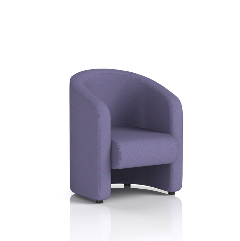 Lamport Armchair & 2 Seater Sofa – Multiple Premium Fabric Colours, Plywood Frame, No Assembly Required, 10 Year Frame Warranty – Office Reception or Lounge Seating