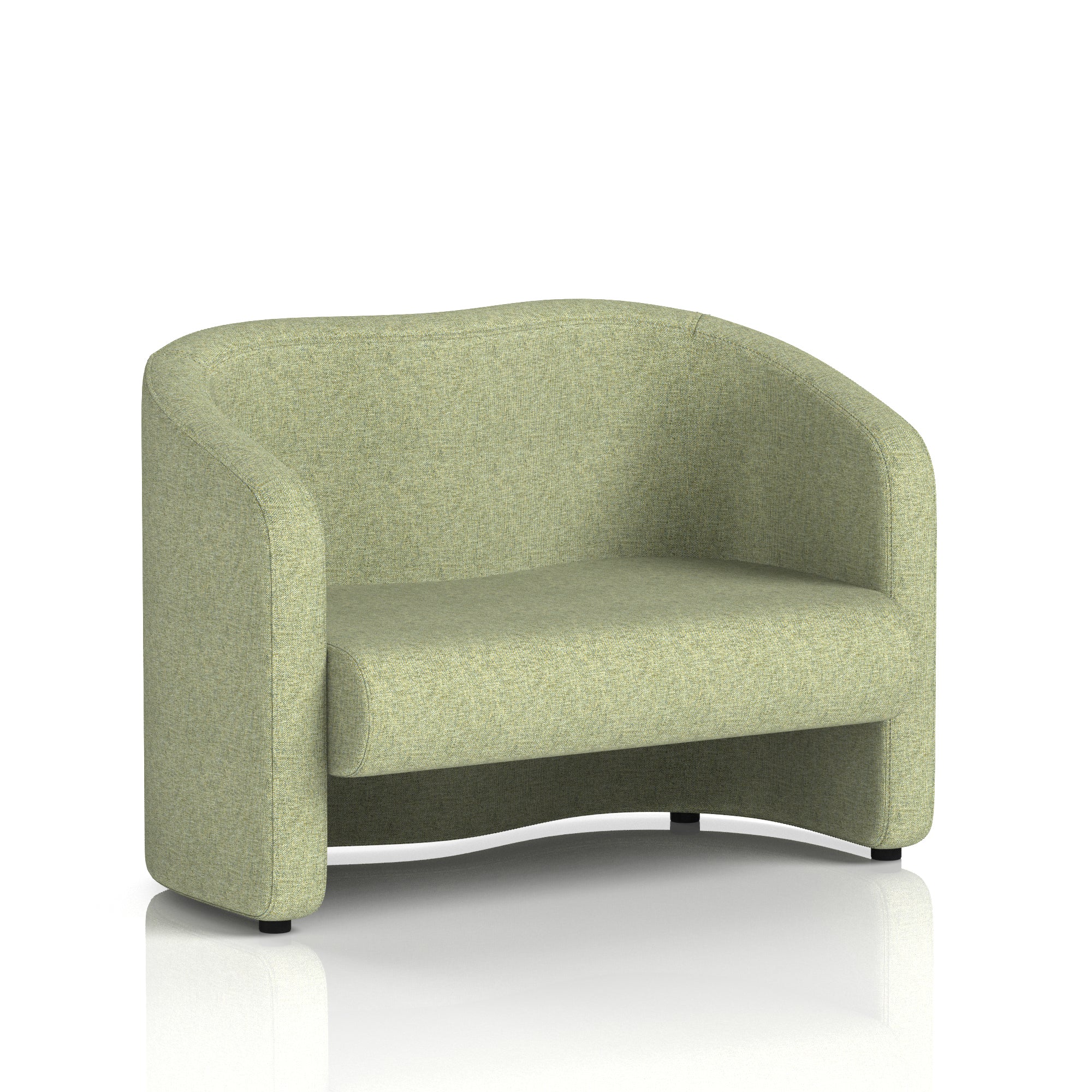 Lamport Armchair & 2 Seater Sofa – Multiple Premium Fabric Colours, Plywood Frame, No Assembly Required, 10 Year Frame Warranty – Office Reception or Lounge Seating