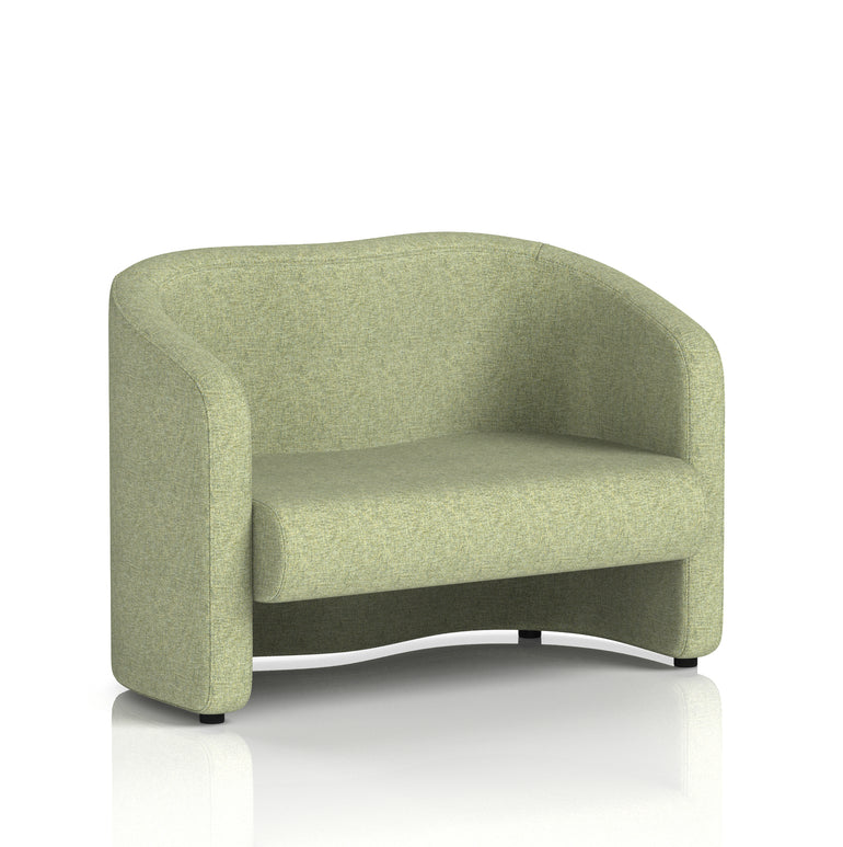 Lamport Armchair & 2 Seater Sofa – Multiple Premium Fabric Colours, Plywood Frame, No Assembly Required, 10 Year Frame Warranty – Office Reception or Lounge Seating