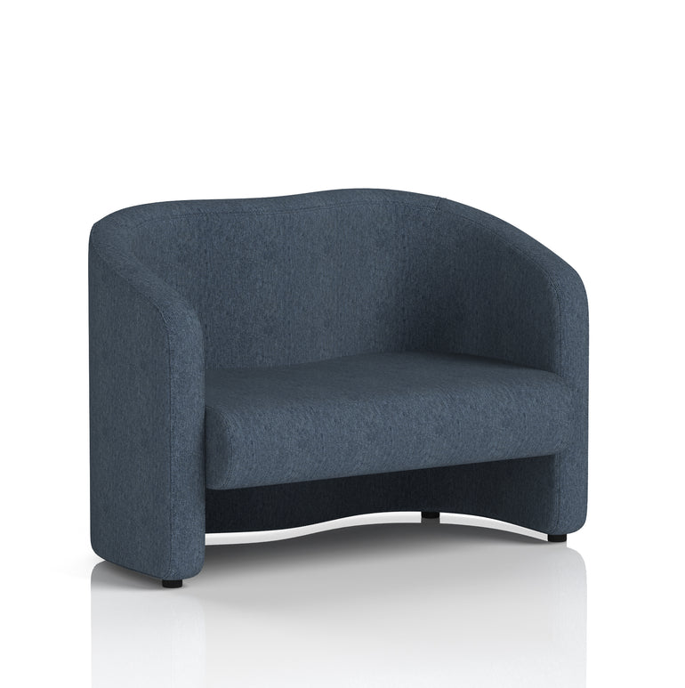 Lamport Armchair & 2 Seater Sofa – Multiple Premium Fabric Colours, Plywood Frame, No Assembly Required, 10 Year Frame Warranty – Office Reception or Lounge Seating