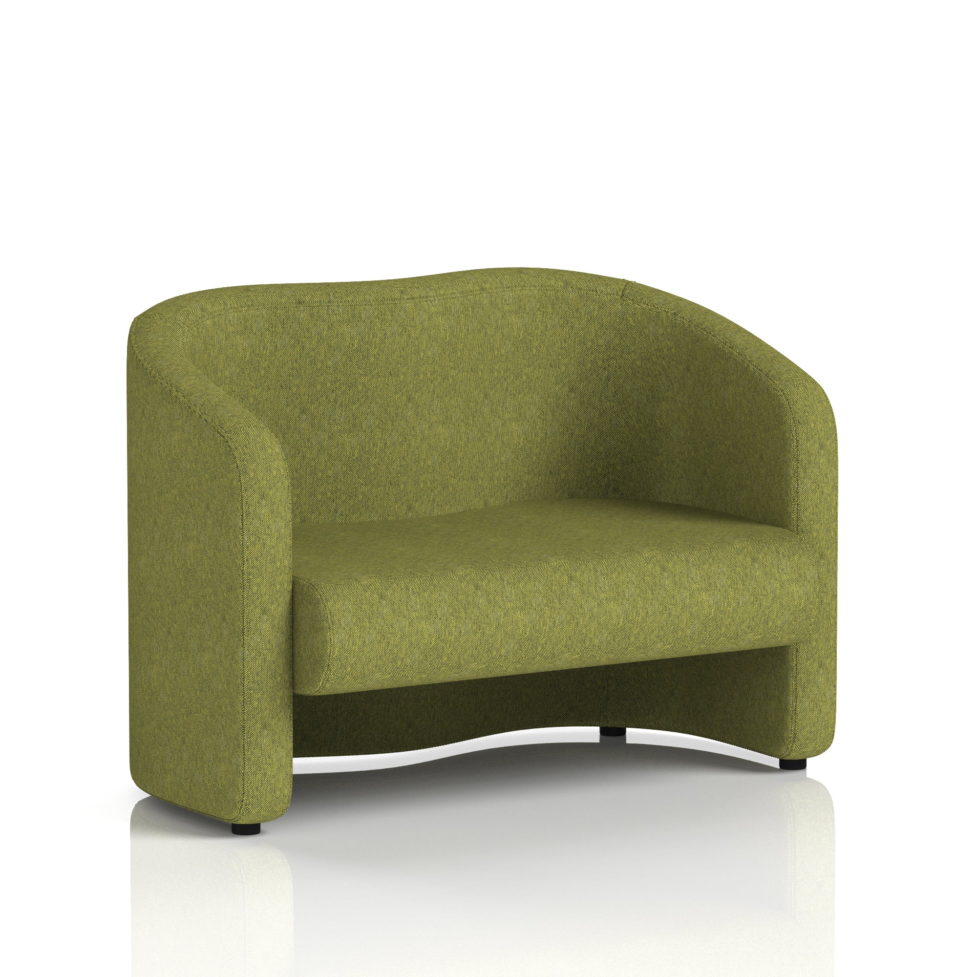 Lamport Armchair & 2 Seater Sofa – Multiple Premium Fabric Colours, Plywood Frame, No Assembly Required, 10 Year Frame Warranty – Office Reception or Lounge Seating