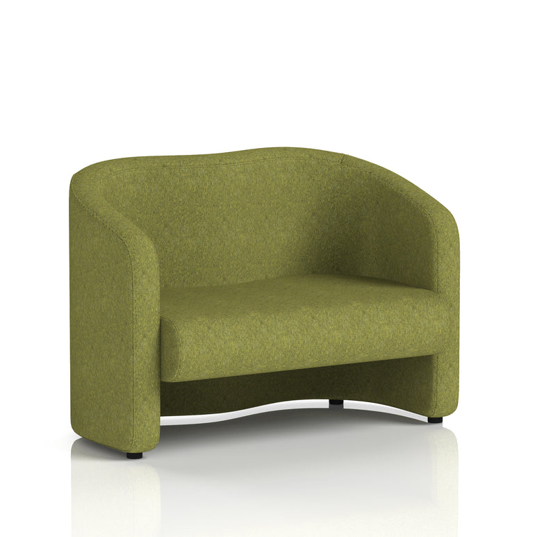 Lamport Armchair & 2 Seater Sofa – Multiple Premium Fabric Colours, Plywood Frame, No Assembly Required, 10 Year Frame Warranty – Office Reception or Lounge Seating