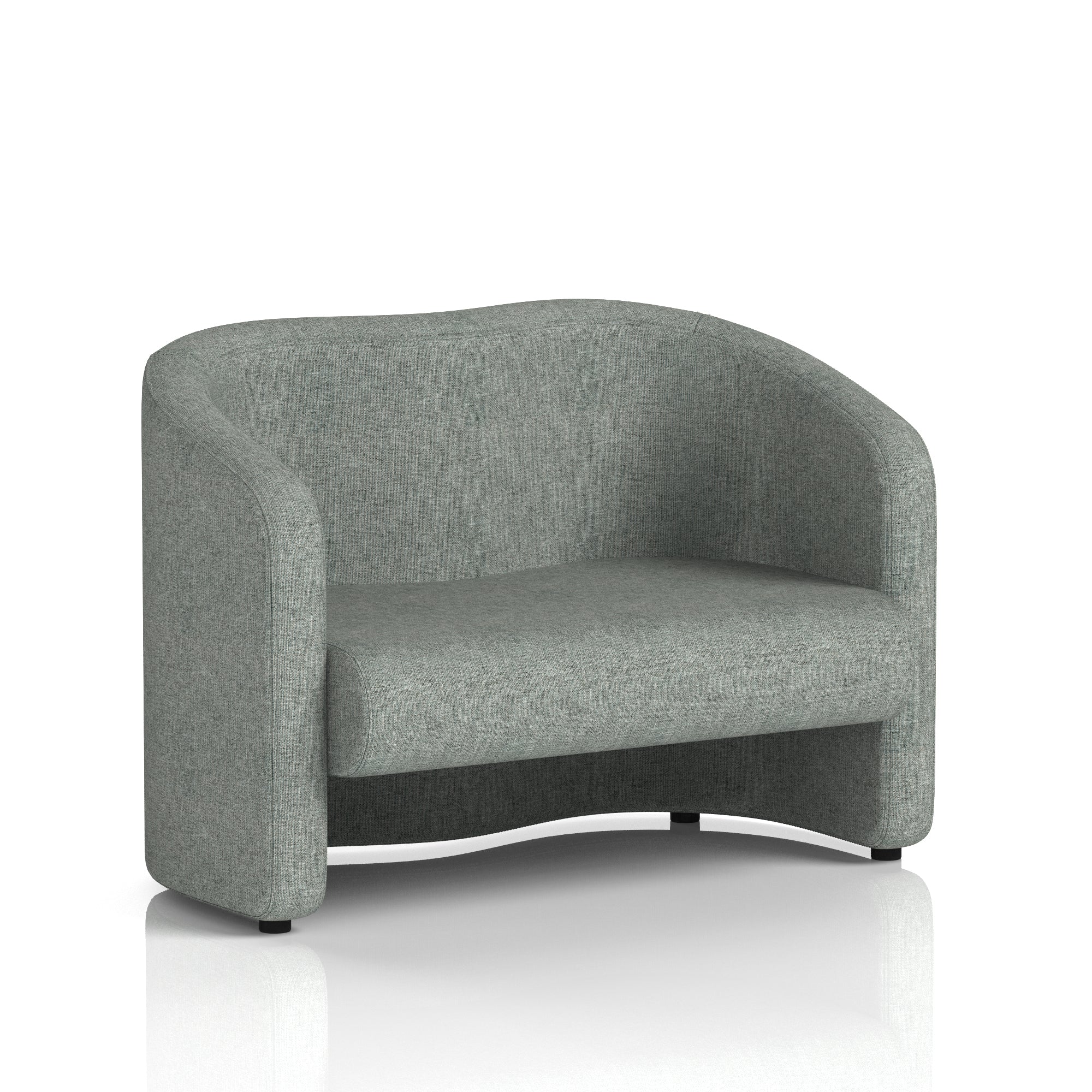 Lamport Armchair & 2 Seater Sofa – Multiple Premium Fabric Colours, Plywood Frame, No Assembly Required, 10 Year Frame Warranty – Office Reception or Lounge Seating
