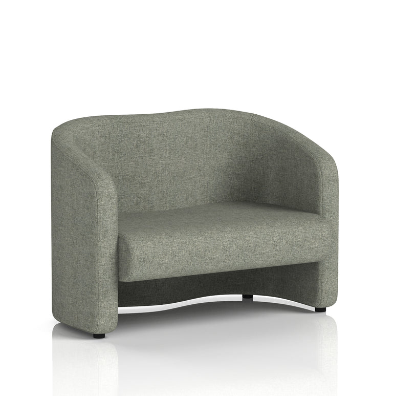 Lamport Armchair & 2 Seater Sofa – Multiple Premium Fabric Colours, Plywood Frame, No Assembly Required, 10 Year Frame Warranty – Office Reception or Lounge Seating