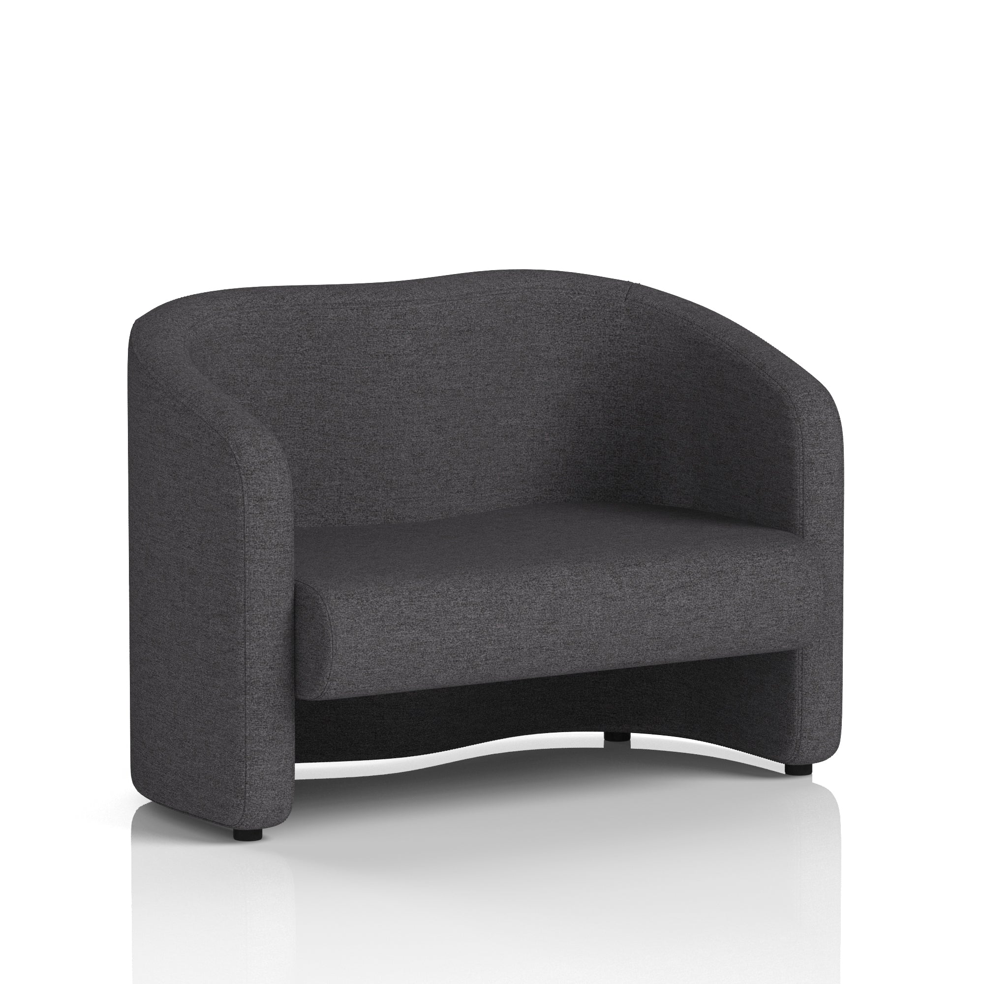 Lamport Armchair & 2 Seater Sofa – Multiple Premium Fabric Colours, Plywood Frame, No Assembly Required, 10 Year Frame Warranty – Office Reception or Lounge Seating