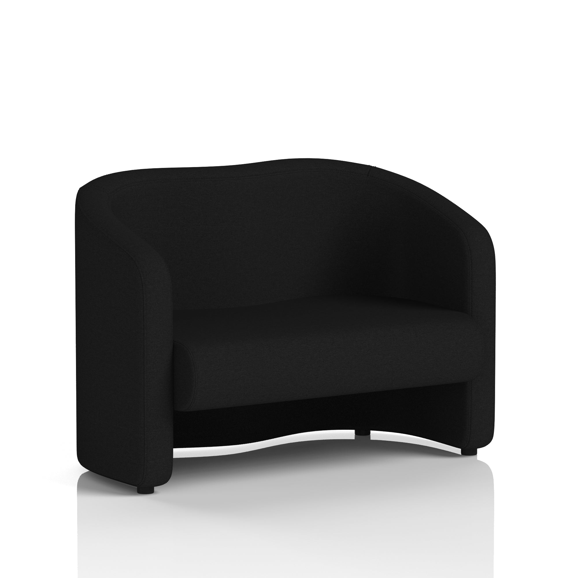 Lamport Armchair & 2 Seater Sofa – Multiple Premium Fabric Colours, Plywood Frame, No Assembly Required, 10 Year Frame Warranty – Office Reception or Lounge Seating