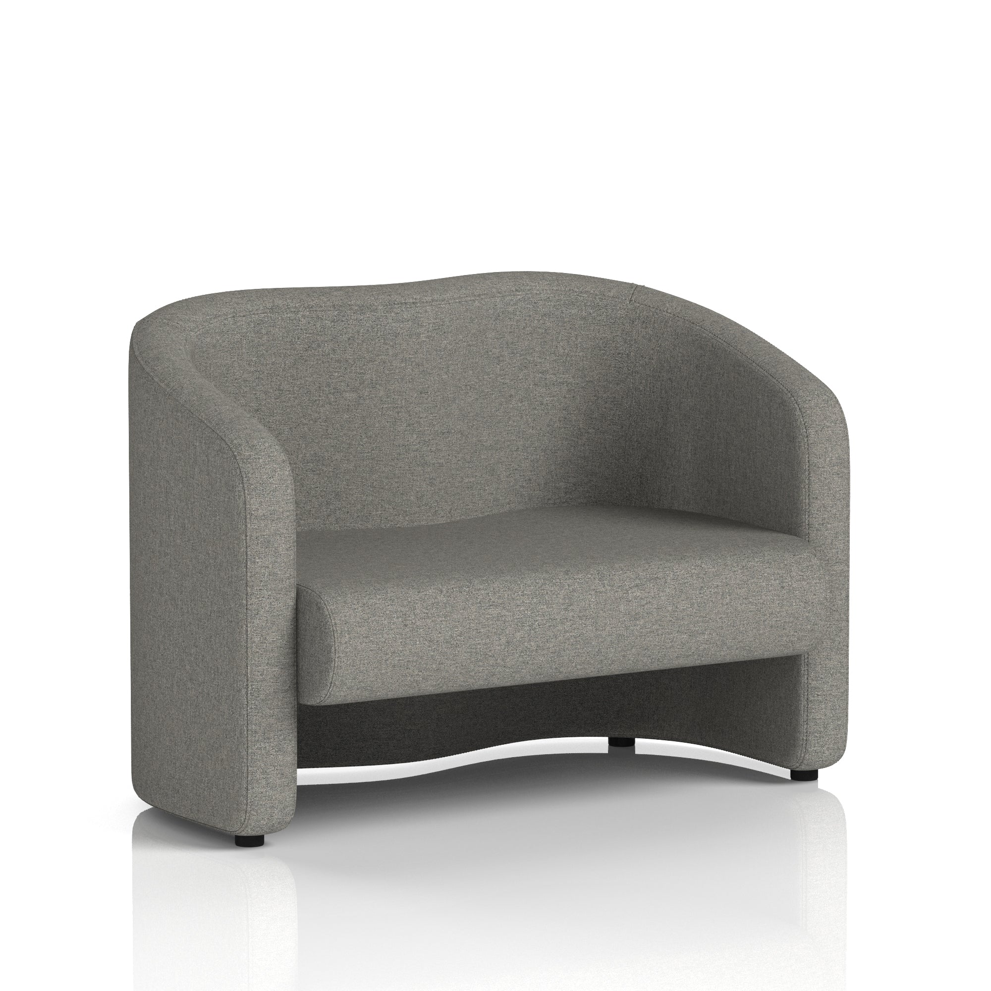 Lamport Armchair & 2 Seater Sofa – Multiple Premium Fabric Colours, Plywood Frame, No Assembly Required, 10 Year Frame Warranty – Office Reception or Lounge Seating