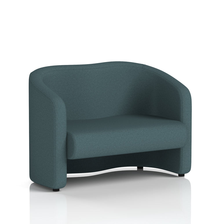 Lamport Armchair & 2 Seater Sofa – Multiple Premium Fabric Colours, Plywood Frame, No Assembly Required, 10 Year Frame Warranty – Office Reception or Lounge Seating