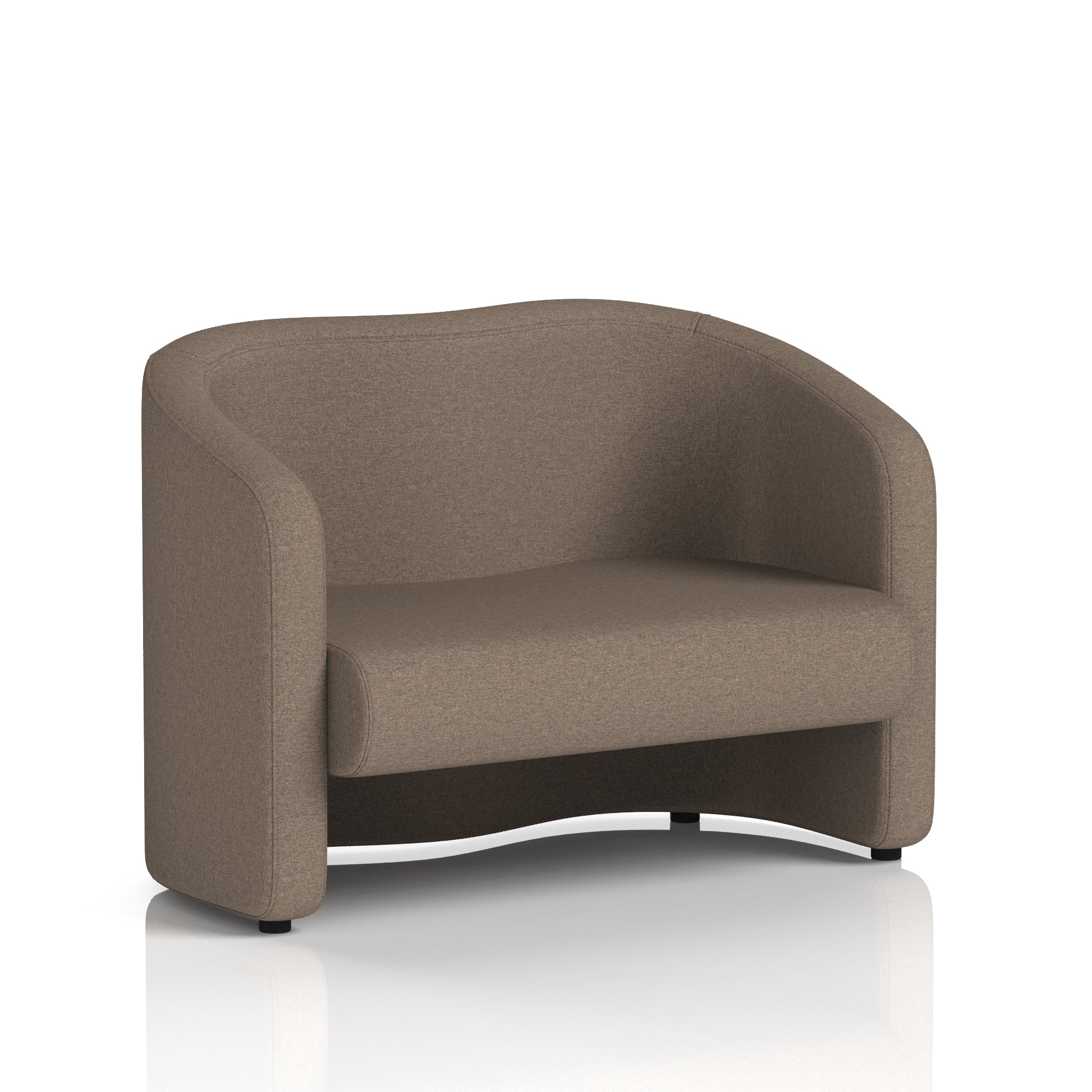 Lamport Armchair & 2 Seater Sofa – Multiple Premium Fabric Colours, Plywood Frame, No Assembly Required, 10 Year Frame Warranty – Office Reception or Lounge Seating